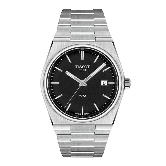 Tissot PRX (Silver Bracelet with Black Dial)